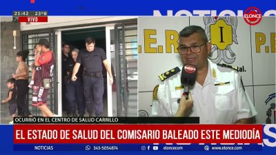 El estado de salud del comisario baleado este mediod&iacute;a en el Centro de salud Carrillo